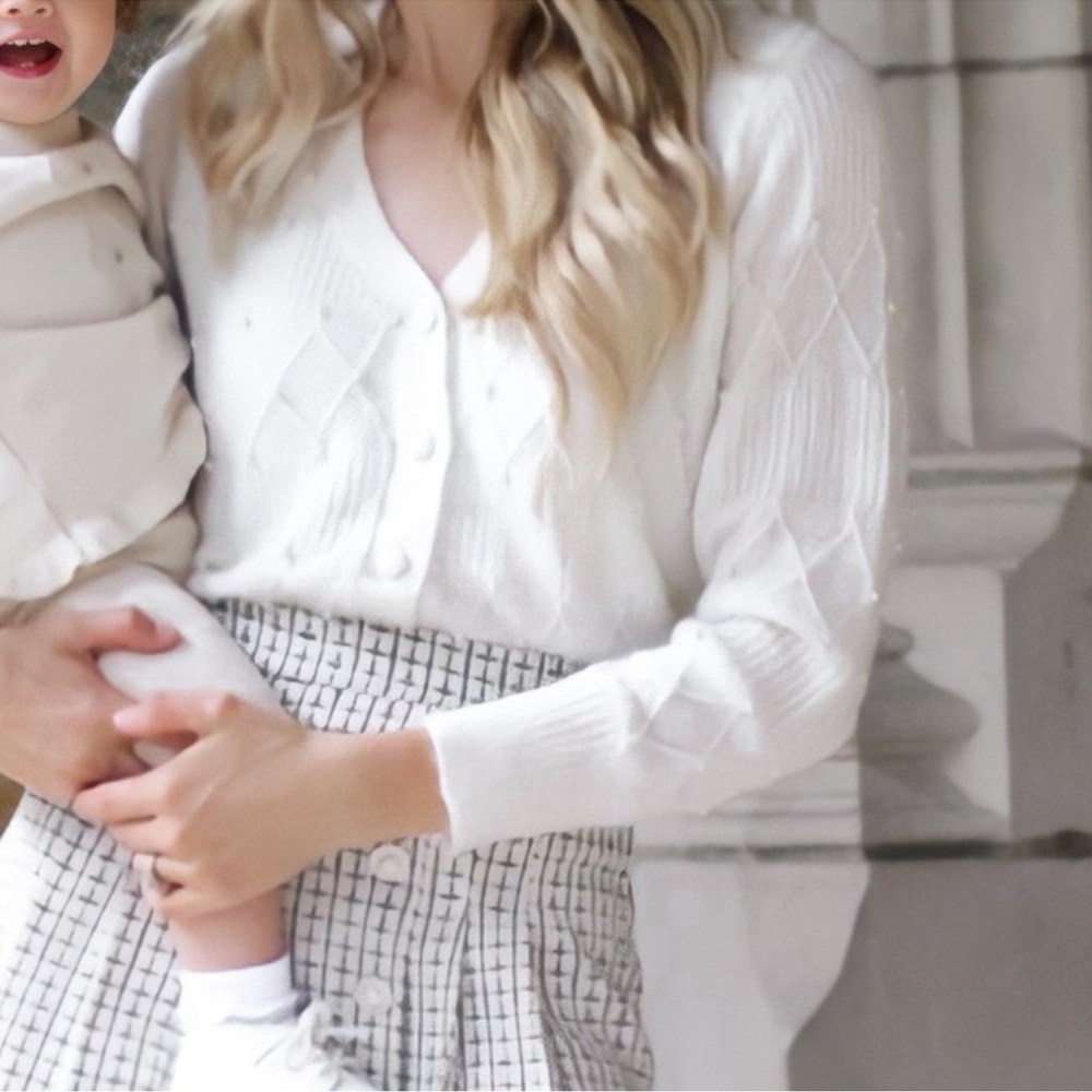 Chicwish pearl Cardigan Sweater